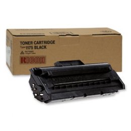 RICOH 412672 Black Toner Cartridge Type 1175 Toner (Yield: 4,500 Copies)