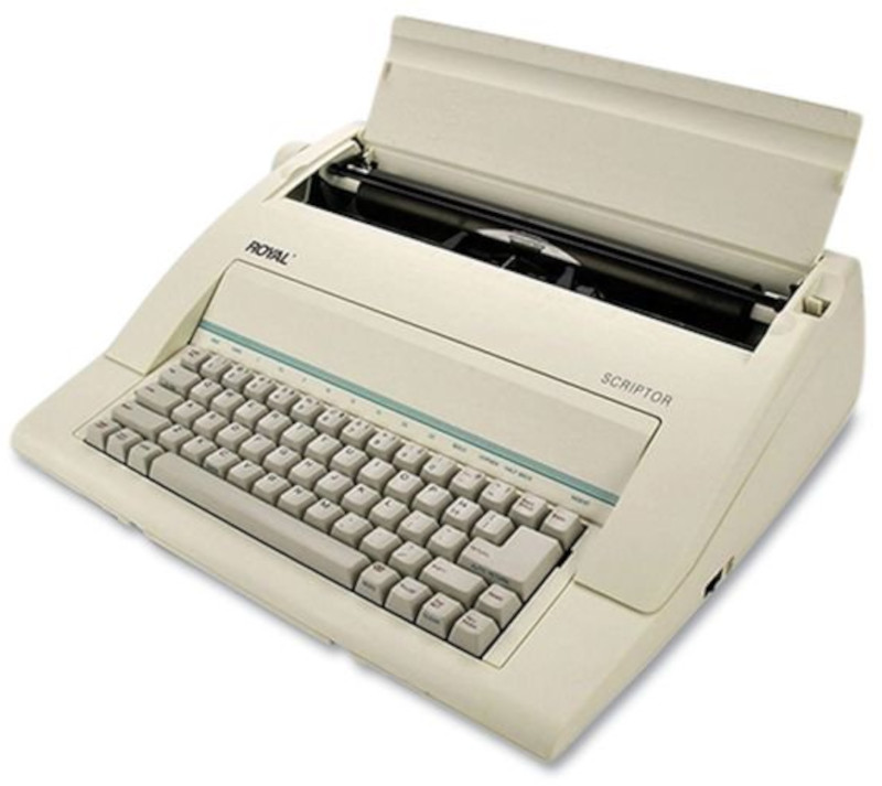 Royal 69147T Scriptor II Electronic Typewriter - CopyFaxes